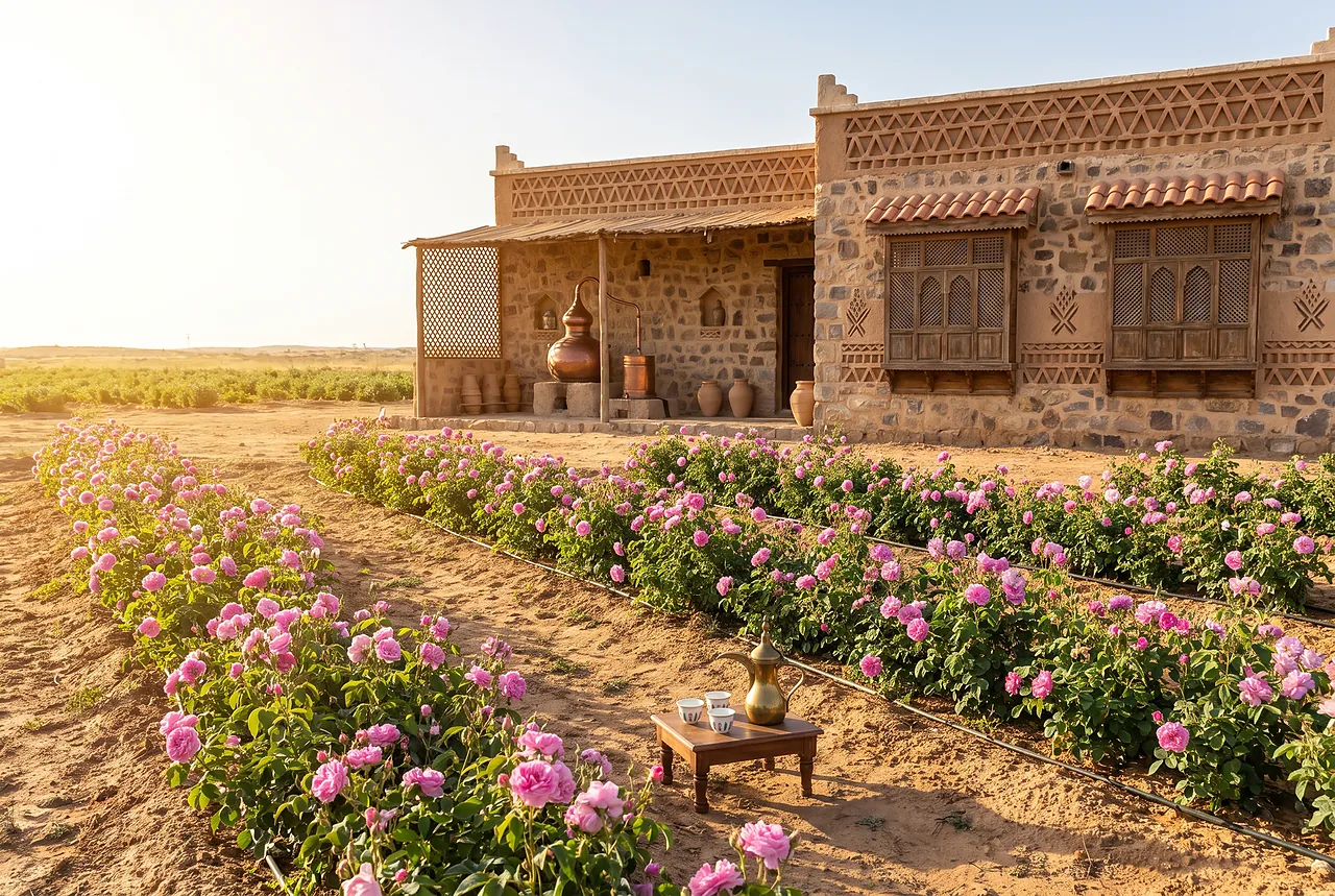 Rose farms and the rose season