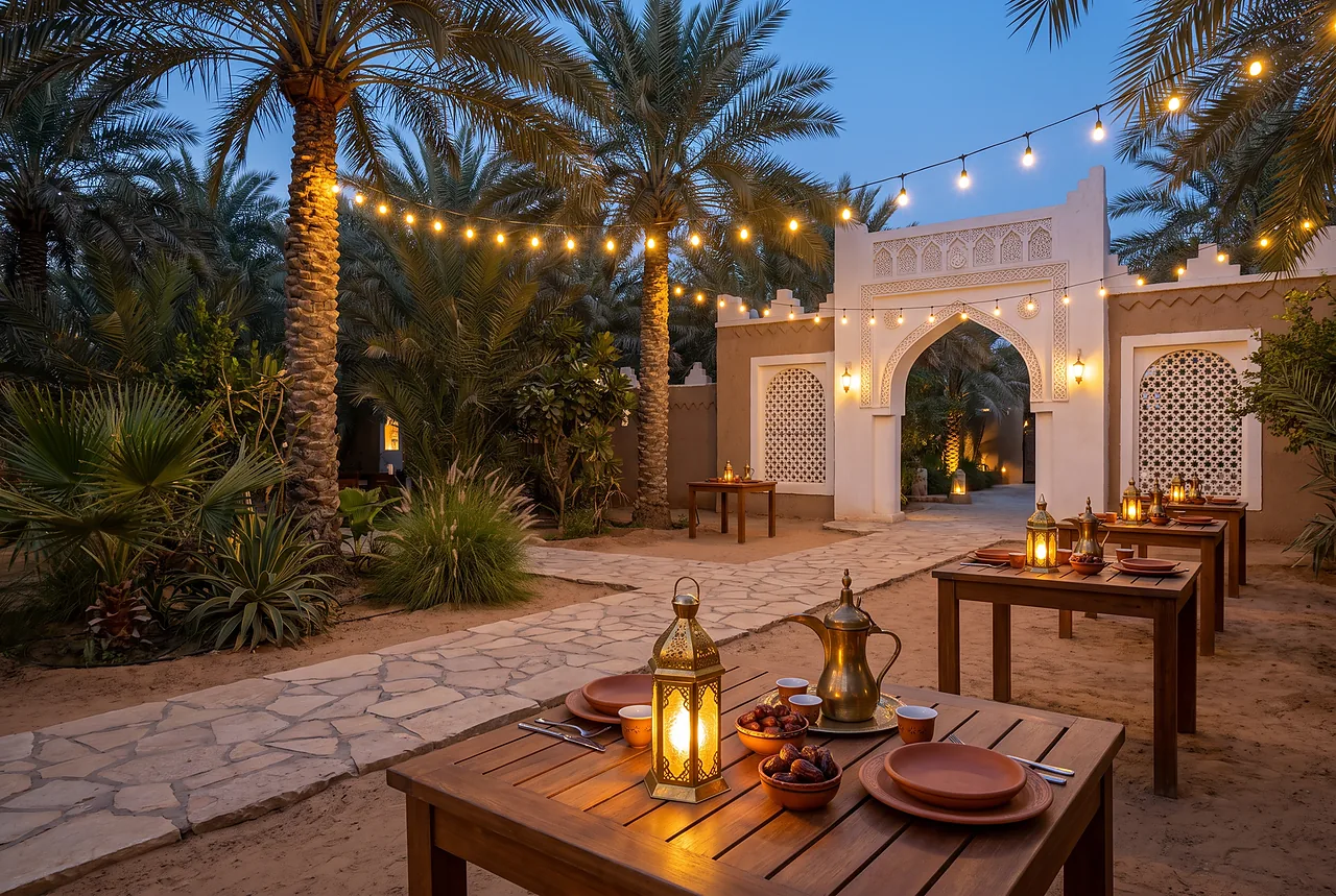 عشاء في حديقة Bero Mood