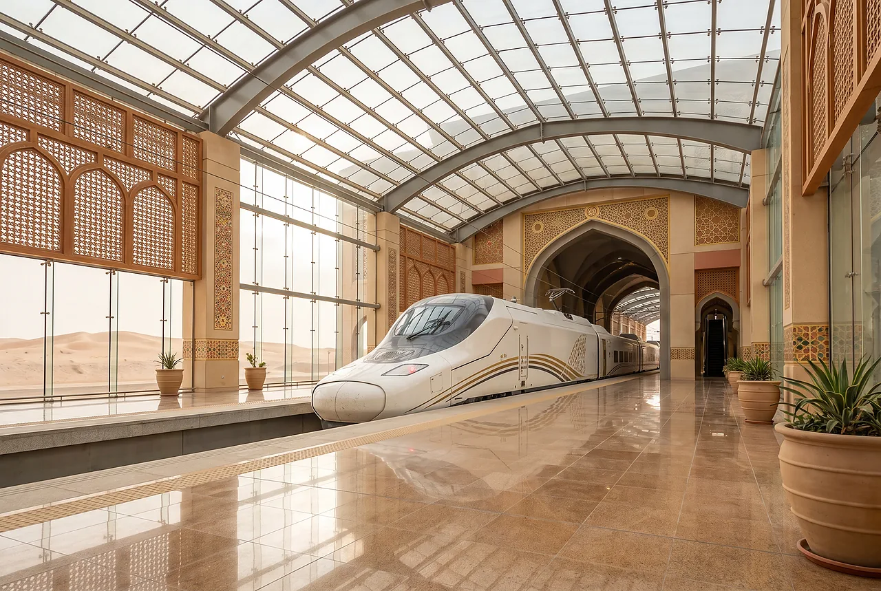 قطار Haramain من المطار