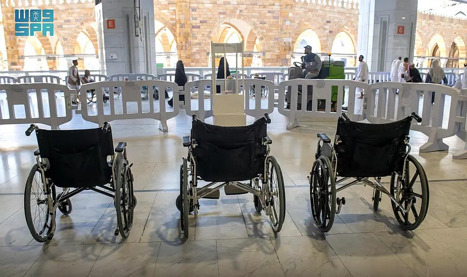 Free Wheelchair Service at Al-Masjid al-Haram, Makkah