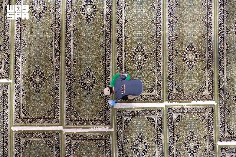 35 000 karpet di masjid al-Haram: menjaga keselesaan jemaah