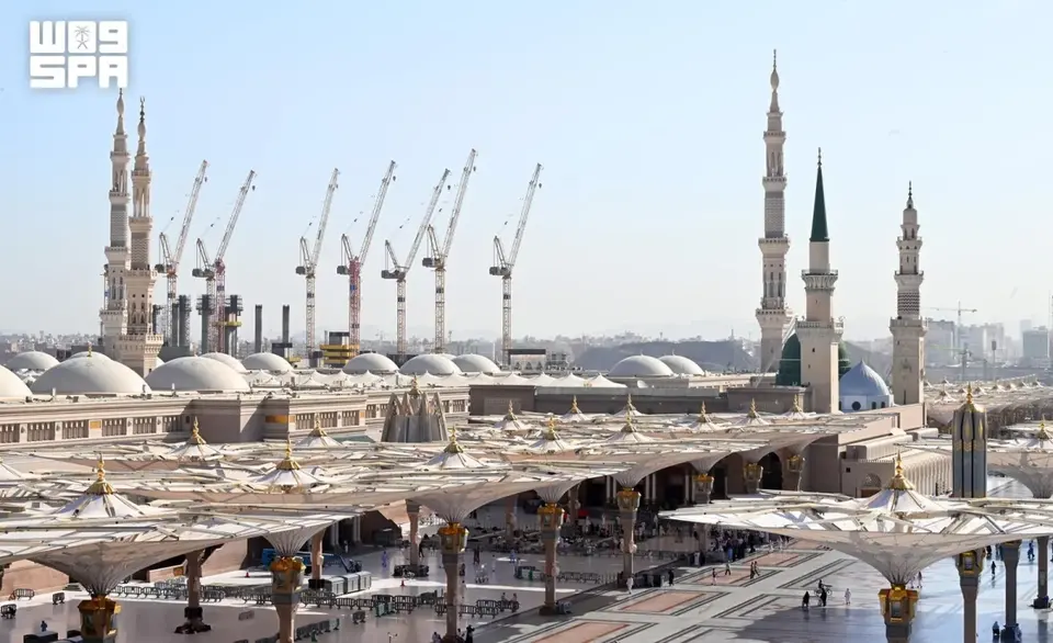 مادينة تستقبل الحجاج بعد انتهاء الحج