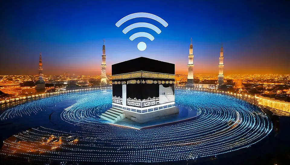 Did you know there’s free Wi-Fi at Al-Haram Mosque?