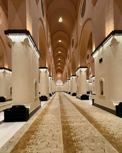 New Carpets in the Zul-Hulayfa Miqat Mosque for Pilgrims