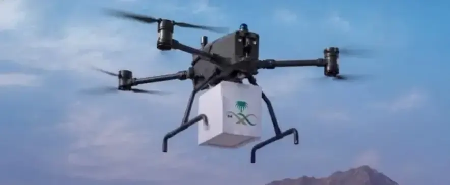 Dron menghantar ubat kepada jemaah di Haji