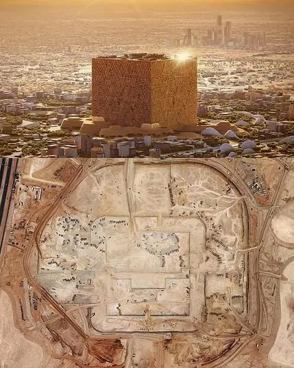 Saudi Arabia is building an architectural marvel! 🌟