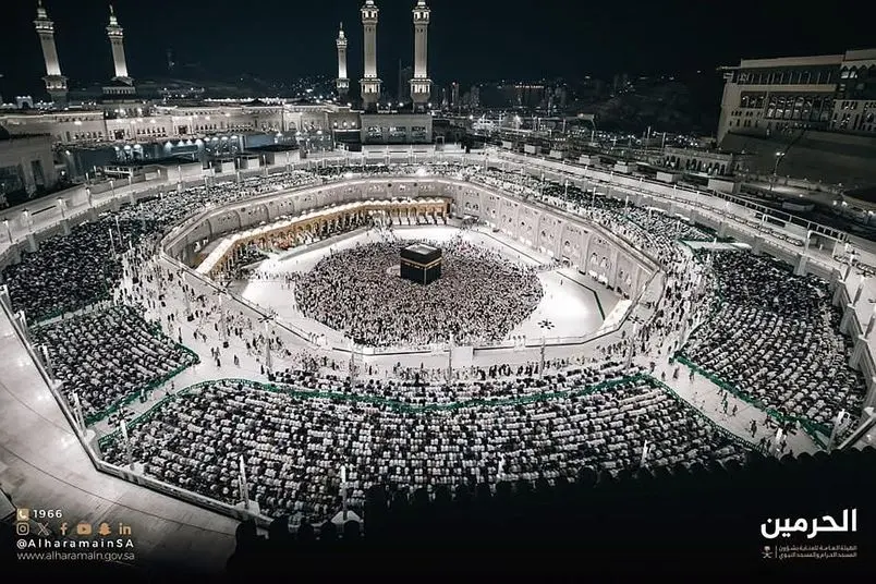 On the first night of Ramadan, the Grand Mosque in Makkah is filled with a unique spiritual atmosphere.
