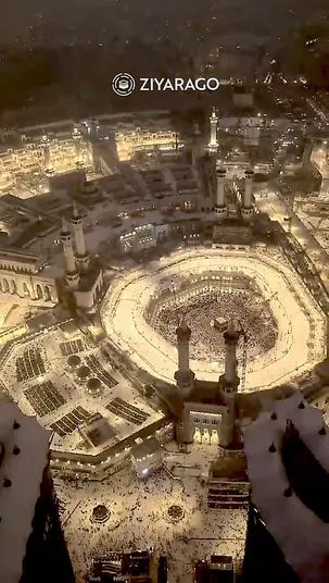The sacred atmosphere of Al-Haram is preparing to welcome the blessed month of Ramadan… 🌙✨